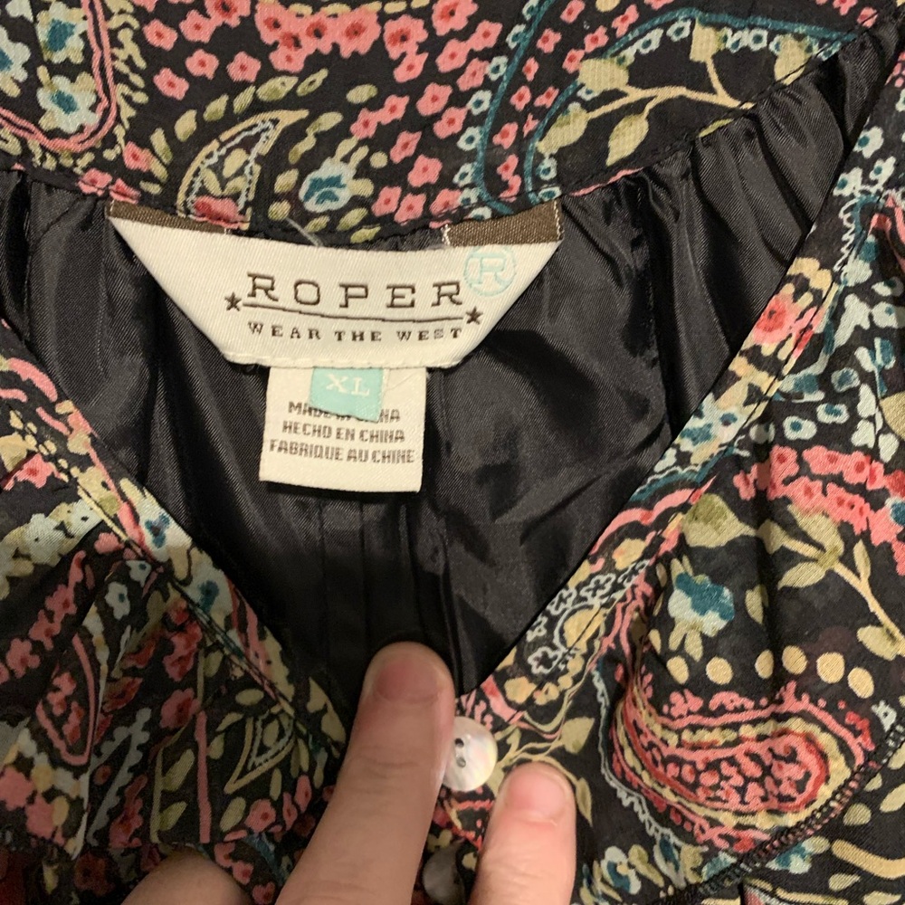 Roper Multicolor Paisley Shirt